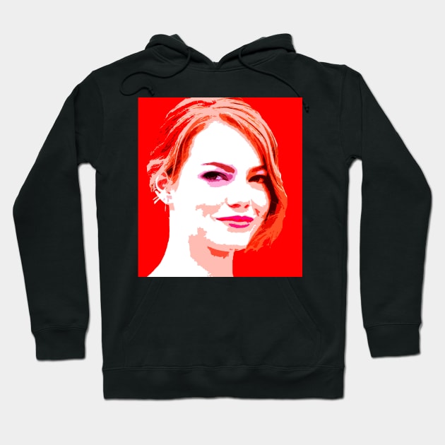 emma stone Hoodie by oryan80